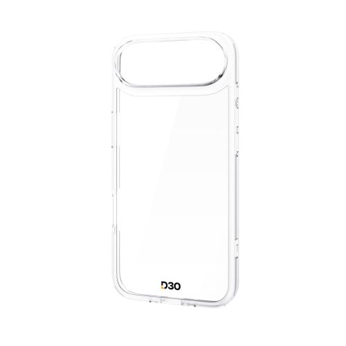 iPhone Air/ハイブリッドケース/D3O/オールクリア/メタルステッカー付/クリア