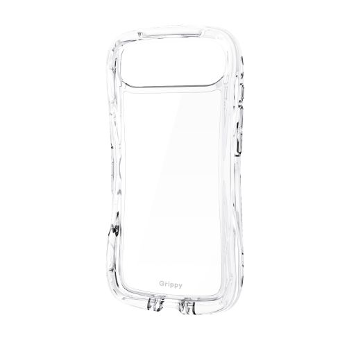 iPhone Air/Grippy/オールクリア/メタルステッカー付/クリア