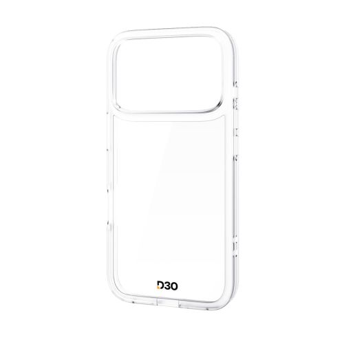 iPhone 17 Pro/ハイブリッドケース/D3O/オールクリア/メタルステッカー付/クリア