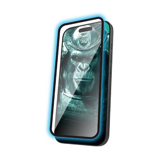 iPhone 17 Pro/ガラスフィルム/フレーム付き/ゴリラ/サムライ/ブルーライトカット/超簡単貼り付けツール