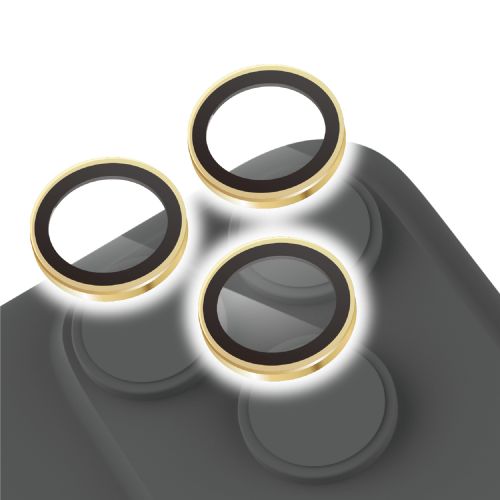 iPhone 17 Pro/iPhone 17 Pro Max/iPhone 16 Pro/iPhone 16 Pro Max/iPhone 15 Pro/iPhone15 Pro Max/カメラレンズガラスフィルム/ゴールド