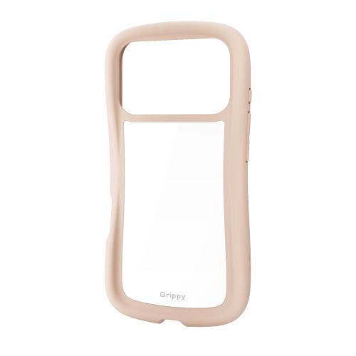iPhone 17 Pro/Grippy/フレームカラー/メタルステッカー付/ベージュ