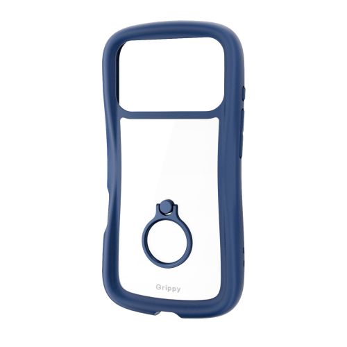iPhone 17 Pro/Grippy/フレームカラー/リング付/ネイビー