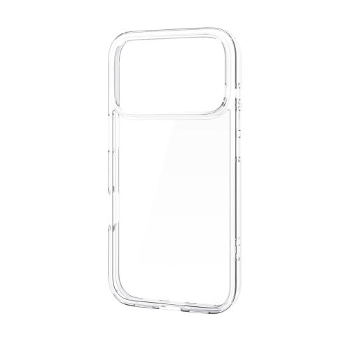 iPhone 17 Pro/ハイブリッドケース/ガラス/スタンダード/メタルステッカー付/クリア
