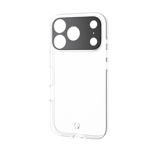 iPhone 17 Pro/ソフトケース/極限Plus/メタルステッカー付/クリア
