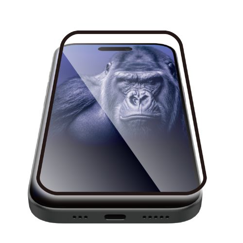 iPhone 17 Pro Max/ガラスフィルム/フレーム付き/ゴリラ/0.21mm/反射防止