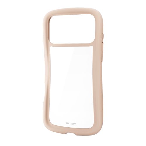 iPhone 17 Pro Max/Grippy/フレームカラー/メタルステッカー付/ベージュ