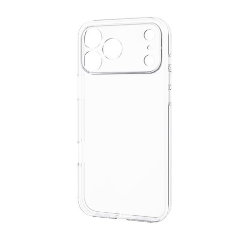 iPhone 17 Pro Max/ソフトケース/極限/メタルステッカー付/クリア