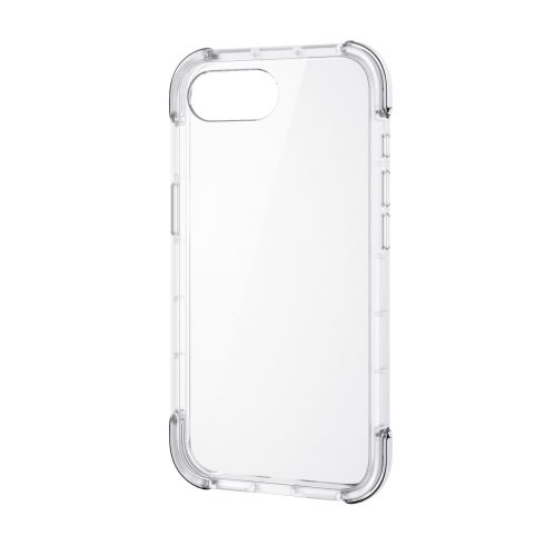 iPhone 16e/ハイブリッドケース/エアバッグ/四隅/MUBRAIN/クリア×クリア