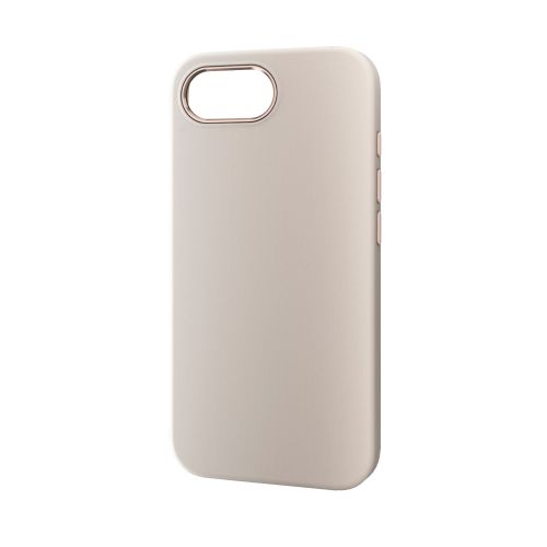 iPhone 16e/ハイブリッドシリコンケース/ショルダーストラップ付き/&Me/グレージュ