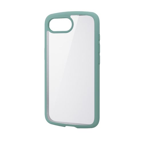 iPhone 16e/ハイブリッドケース/TOUGH SLIM LITE/フレームカラー/背面クリア/ストラップシート付属/グリーン