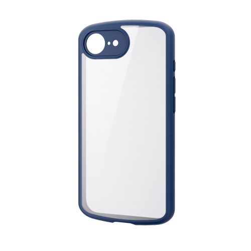 iPhone 16e/ハイブリッドケース/TOUGH SLIM LITE/フレームカラー/背面クリア/極限保護/ネイビー