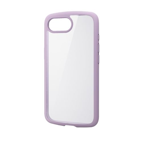 iPhone 16e/ハイブリッドケース/TOUGH SLIM LITE/フレームカラー/背面クリア/ストラップシート付属/ラベンダー