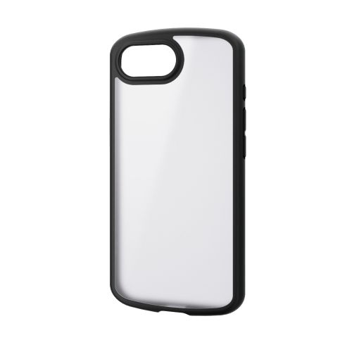 iPhone 16e/ハイブリッドケース/TOUGH SLIM LITE/フレームカラー/背面クリア/シルキークリア/ブラック