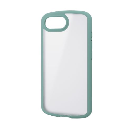 iPhone 16e/ハイブリッドケース/TOUGH SLIM LITE/フレームカラー/背面クリア/シルキークリア/グリーン
