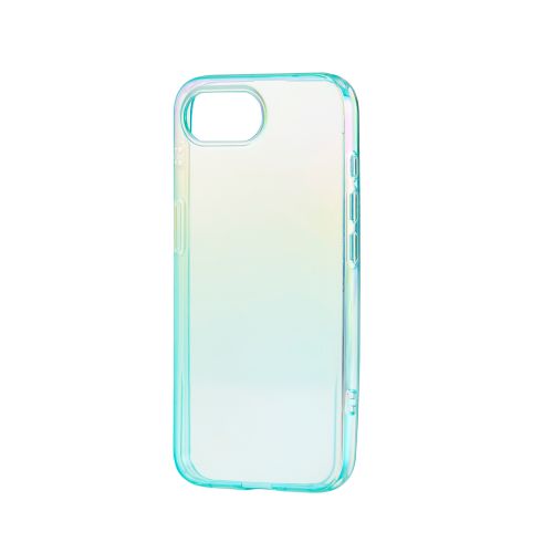 iPhone 16e/ソフトケース/クリアオーロラ/Meliano/ライトブルー