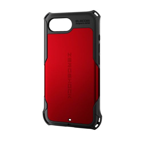 iPhone 16e/ハイブリッドケース/ZEROSHOCK/レッド