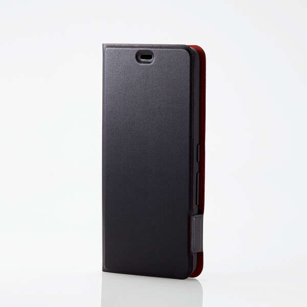 arrows Be4 Plus用レザーケース/手帳型/UltraSlim/薄型/磁石付き/ブラック