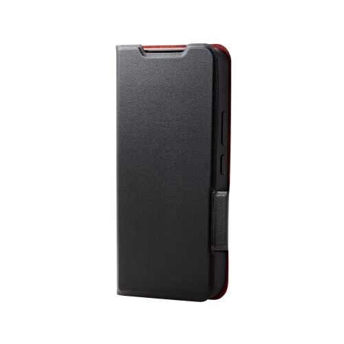 Galaxy S22(SC-51C/SCG13)用レザーケース/手帳型/UltraSlim/薄型/磁石付き/ブラック