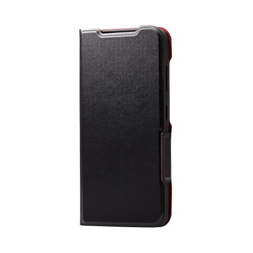 Galaxy S23 (SC-51D/SCG19)用レザーケース/手帳型/UltraSlim/薄型/超軽量/磁石付き/ブラック