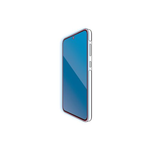 Galaxy A55 5G (SC-53E)用ガラスフィルム/フレーム付き/高透明/ブルーライトカット/ブラック