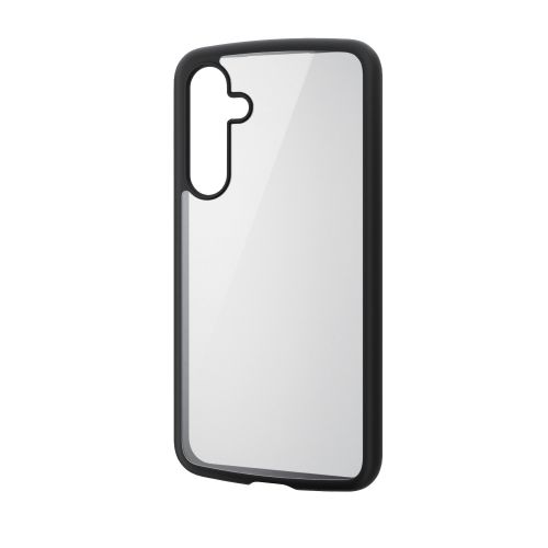Galaxy A55 5G (SC-53E)用ハイブリッドケース/TOUGH SLIM LITE/フレームカラー/背面クリア/ストラップシート付属/ブラック