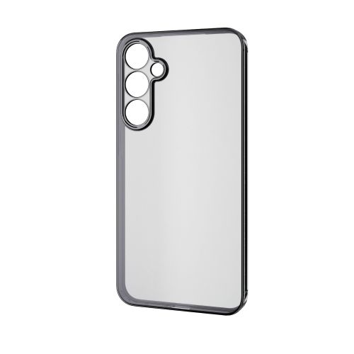 Galaxy A55 5G (SC-53E)用ソフトケース/極限保護/メタリック加工/メタリックブラック