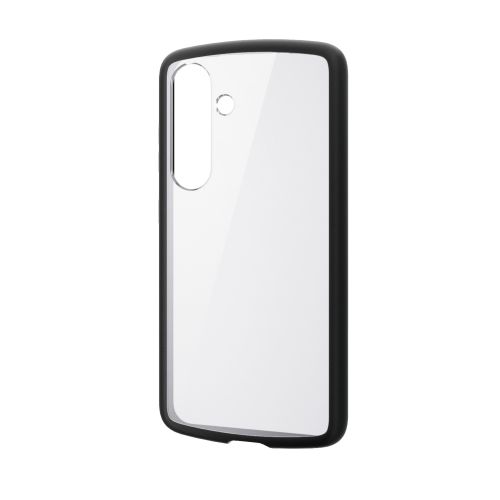 Galaxy S25(SC-51F)/ハイブリッドケース/TOUGH SLIM LITE/フレームカラー/背面クリア/ブラック