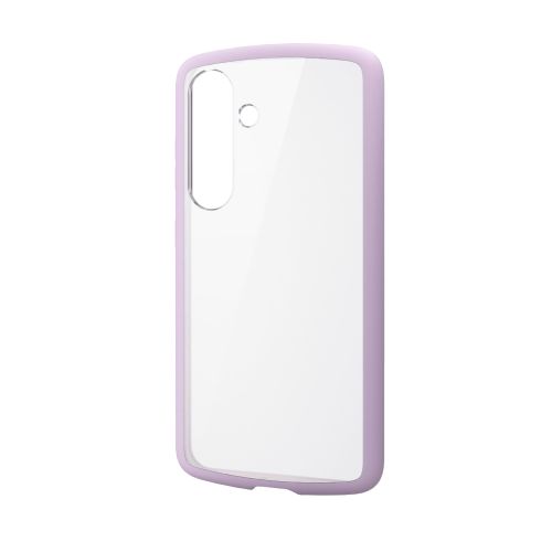 Galaxy S25(SC-51F)/ハイブリッドケース/TOUGH SLIM LITE/フレームカラー/背面クリア/ラベンダー