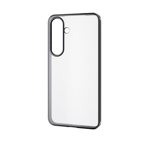 Galaxy S25(SC-51F)/ソフトケース/サイドメッキ/メタリック加工/メタリックブラック