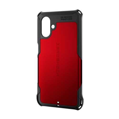 Galaxy A25 5G(SC-53F)/ハイブリッドケース/ZEROSHOCK/レッド