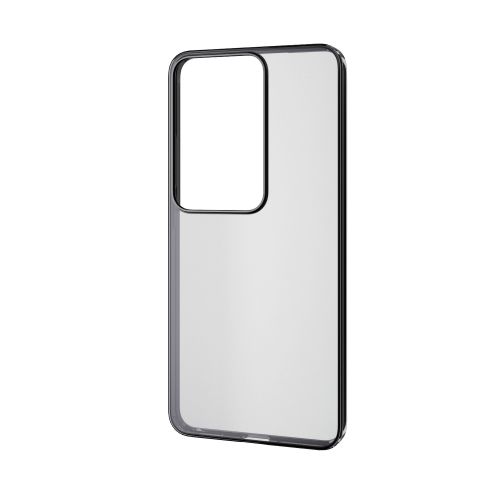 OPPO Reno11 A用ソフトケース/極限保護/メタリック加工/メタリックブラック