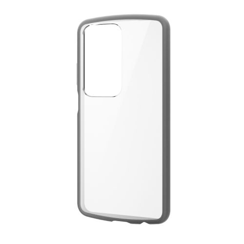 OPPO A3 5G/ハイブリッドケース/TOUGH SLIM LITE/フレームカラー/背面クリア/ブラック