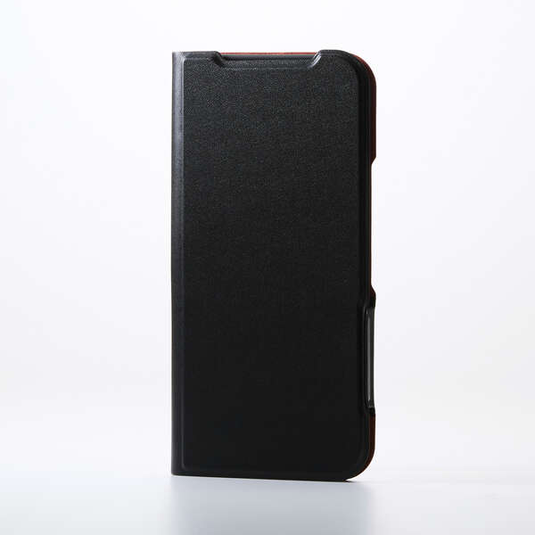 Google Pixel 9a/レザーケース/手帳型/UltraSlim/薄型/磁石付き/ブラック