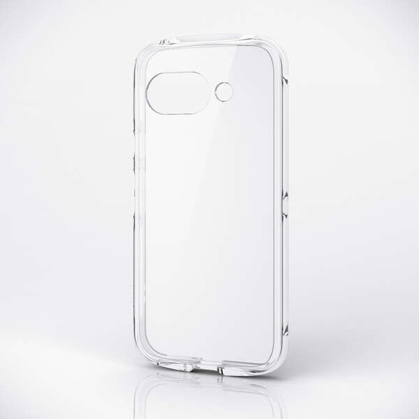 Google Pixel 9a/ハイブリッドケース/TOUGH SLIM LITE/オールクリア/ストラップシート付属/クリア