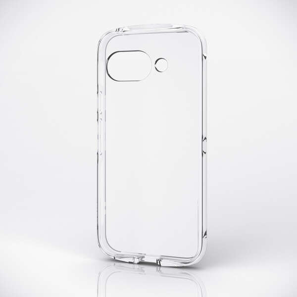 Google Pixel 9a/ソフトケース/TOUGH SLIM LITE/衝撃吸収/ストラップシート付属/クリア