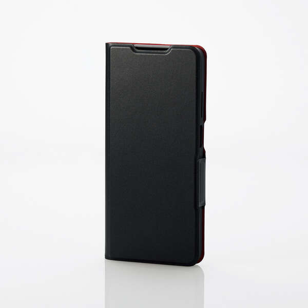 moto g24用レザーケース/手帳型/UltraSlim/薄型/磁石付き/ブラック