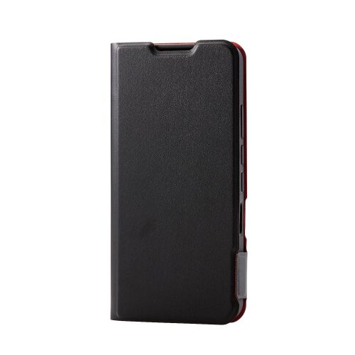AQUOS wish2(SH-51C)/AQUOS wish(SHG06)用レザーケース/手帳型/UltraSlim/薄型/磁石付き/ブラック