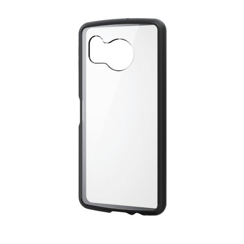 AQUOS sense8 (SH-54D/SHG11)用ハイブリッドケース/TOUGH SLIM LITE/フレームカラー/背面クリア/ブラック