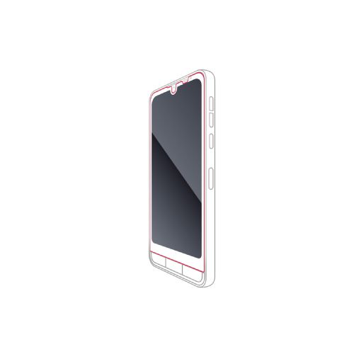 BASIO active2/シンプルスマホ7/BASIO active/シンプルスマホ6用ガラスフィルム/高透明