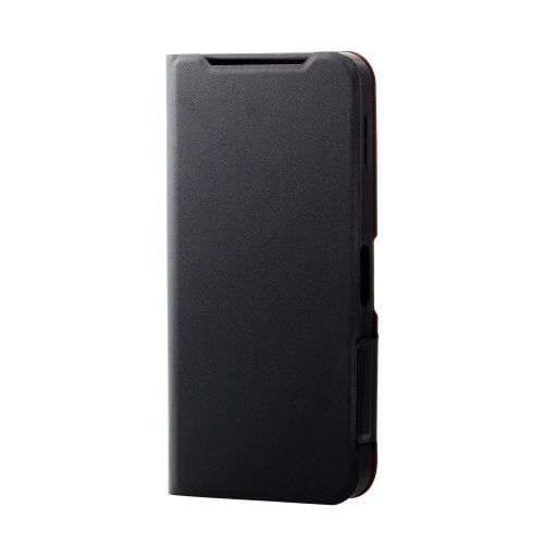 AQUOS sense9(SH-53E)用レザーケース/手帳型/UltraSlim/薄型/磁石付き/ブラック