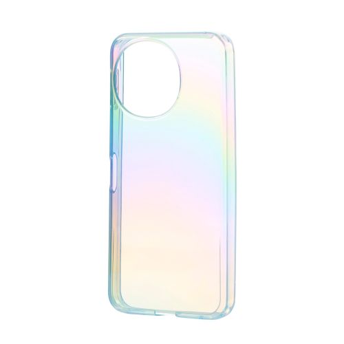 AQUOS sense9(SH-53E)用ソフトケース/meliano/クリアオーロラ/ライトブルー