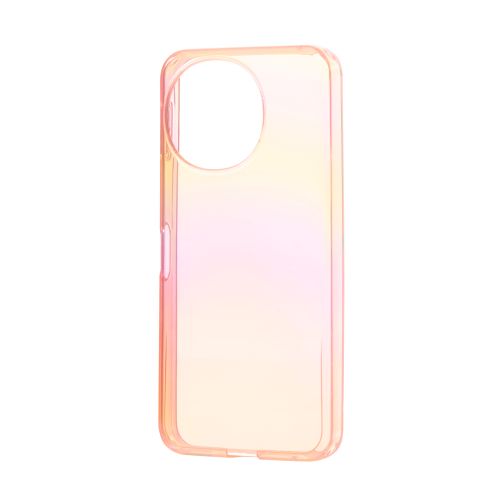 AQUOS sense9(SH-53E)用ソフトケース/meliano/クリアオーロラ/ピンク