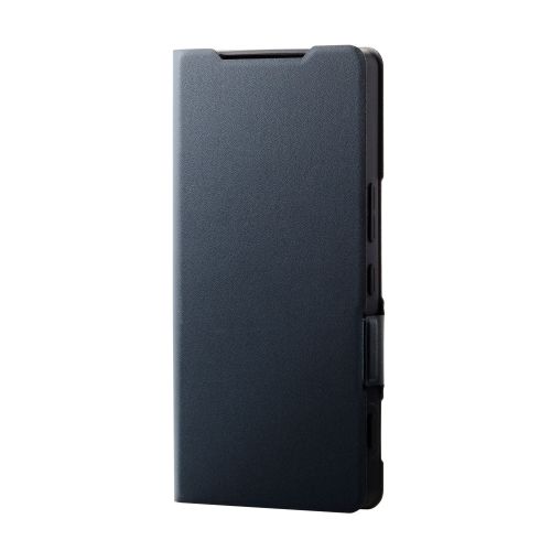 AQUOS R9 pro(SH-54E)用レザーケース/手帳型/UltraSlim/薄型/磁石付き/ネイビー