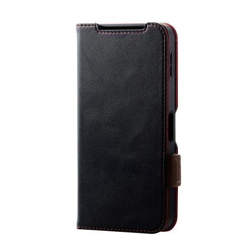 AQUOS sense10(SH-53F・SH-M33)/sense9(SH-53E・SH-M29)手帳型ケース/磁石付/耐衝撃/ブラック