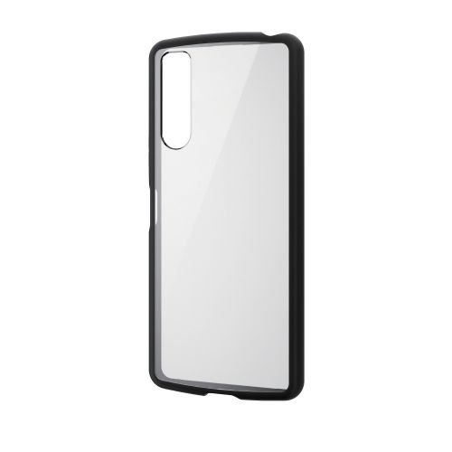 Xperia 10 V (SO-52D/SOG11)用ハイブリッドケース/TOUGH SLIM LITE/フレームカラー/背面クリア/ブラック