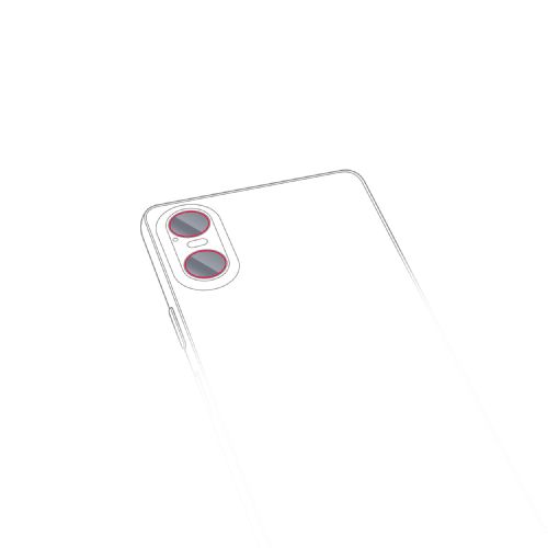 Xperia 10 VI (SO-52E)用カメラレンズフィルム/高透明