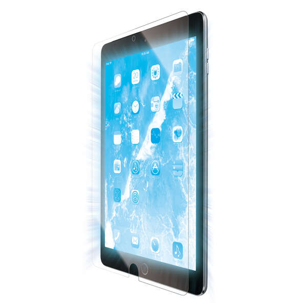 iPad 10.2 第9世代用保護フィルム/高光沢/衝撃吸収/ブルーライトカット