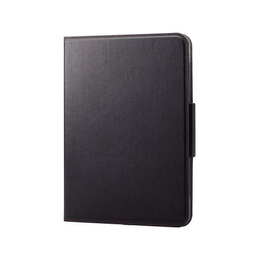 iPad 10.9inch（第10世代）用ソフトレザーケース/360度回転/Apple Pencilホールド可能/ブラック