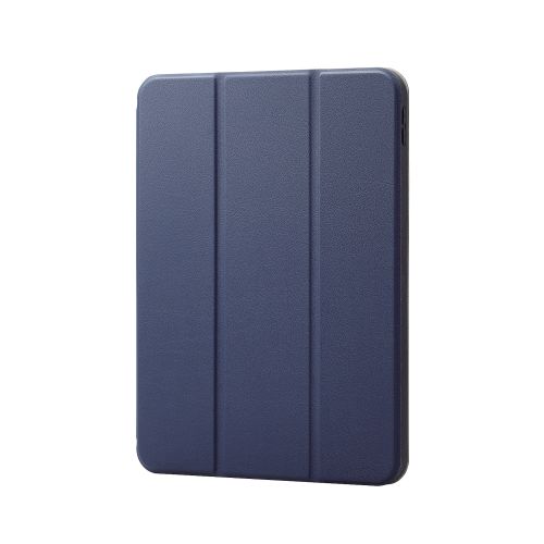 iPad 第10世代モデル用フラップケース/スリープ対応/ネイビー